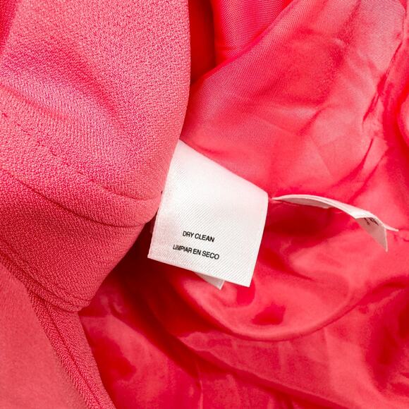 Jones Studio Jacket Women SZ 24W Single Button Hot Pink Coat Blazer Polyester - Picture 3 of 8